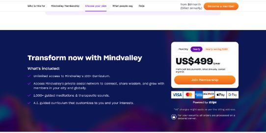 Mindvalley Cost 