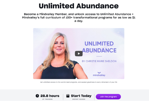 Unlimited Abundance
