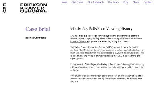 Mindvalley Sells Viewing History